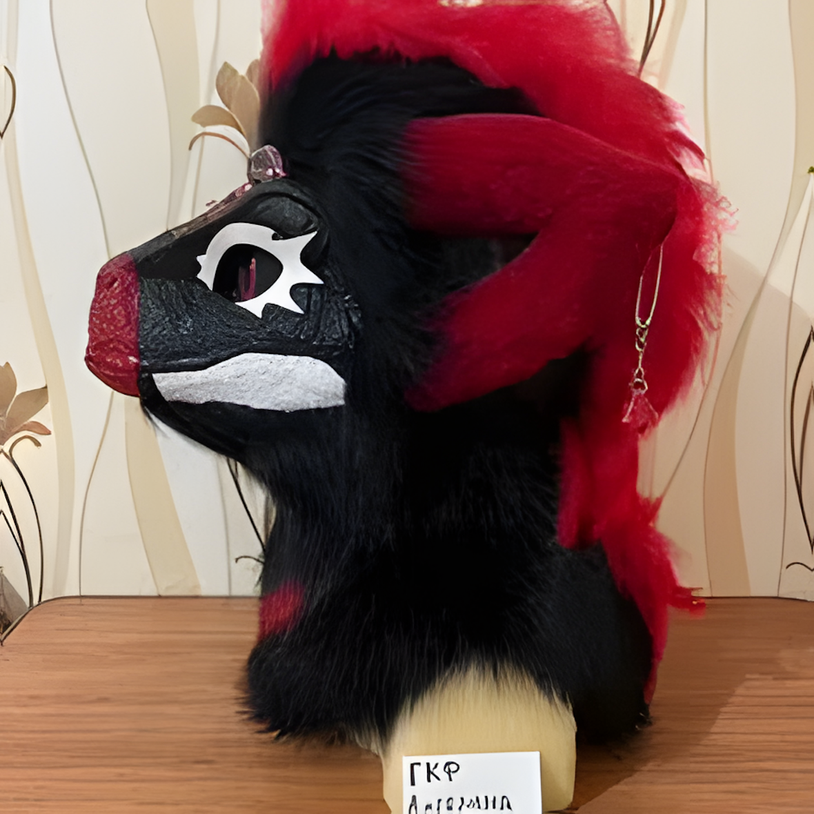 Fursuit raptor mask (24)