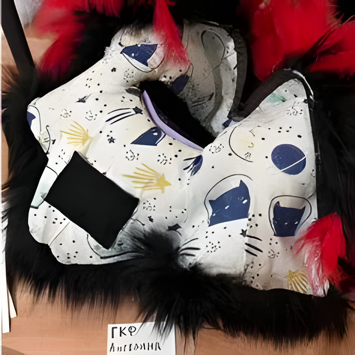 Fursuit raptor mask (24)