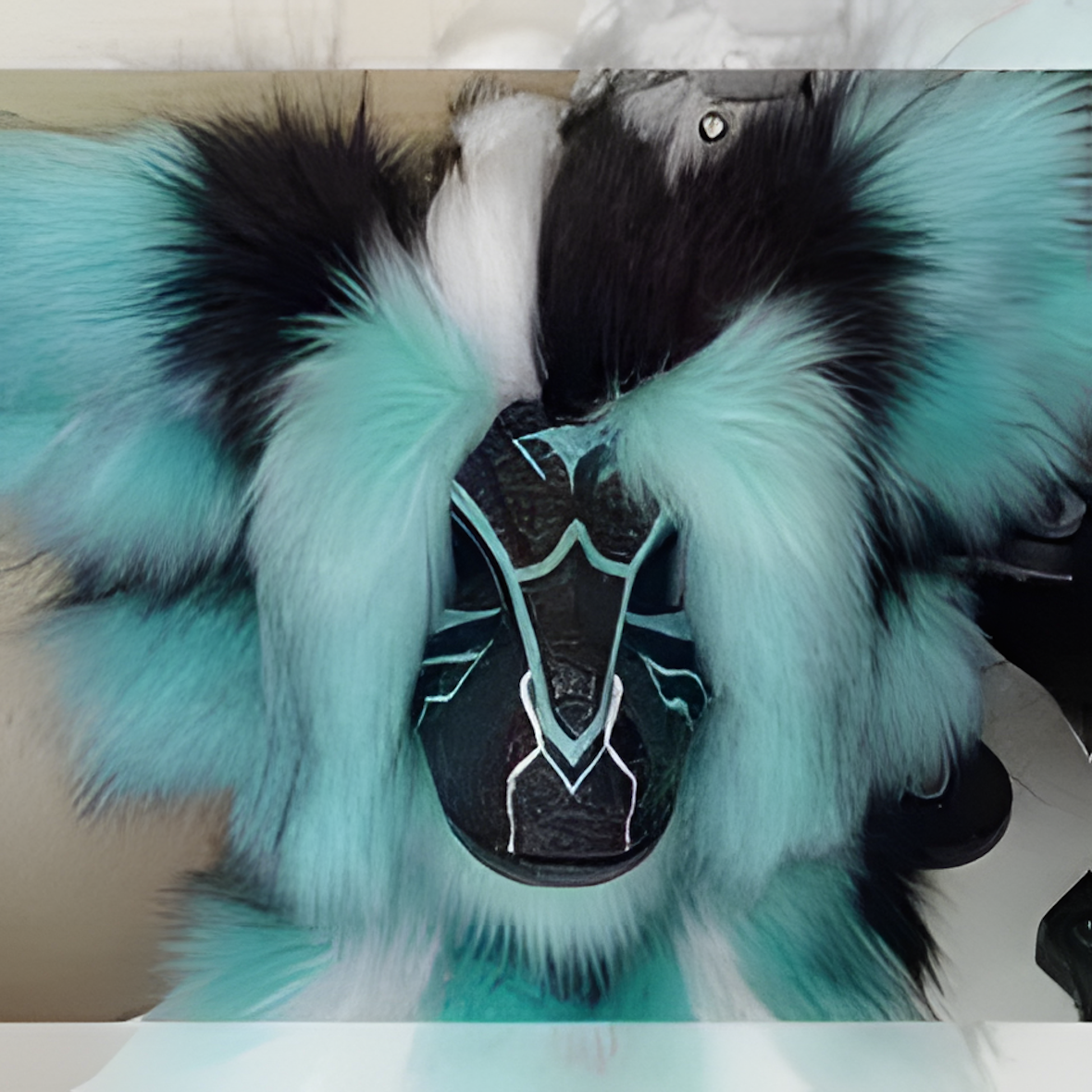Fursuit raptor mask (25)