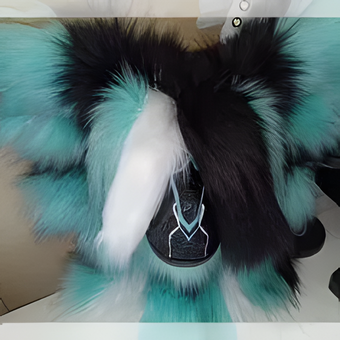 Fursuit raptor mask (25)