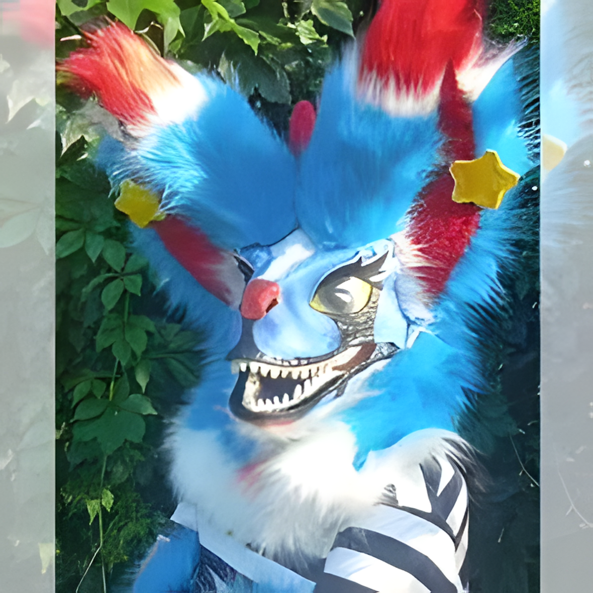 Fursuit raptor mask (26)
