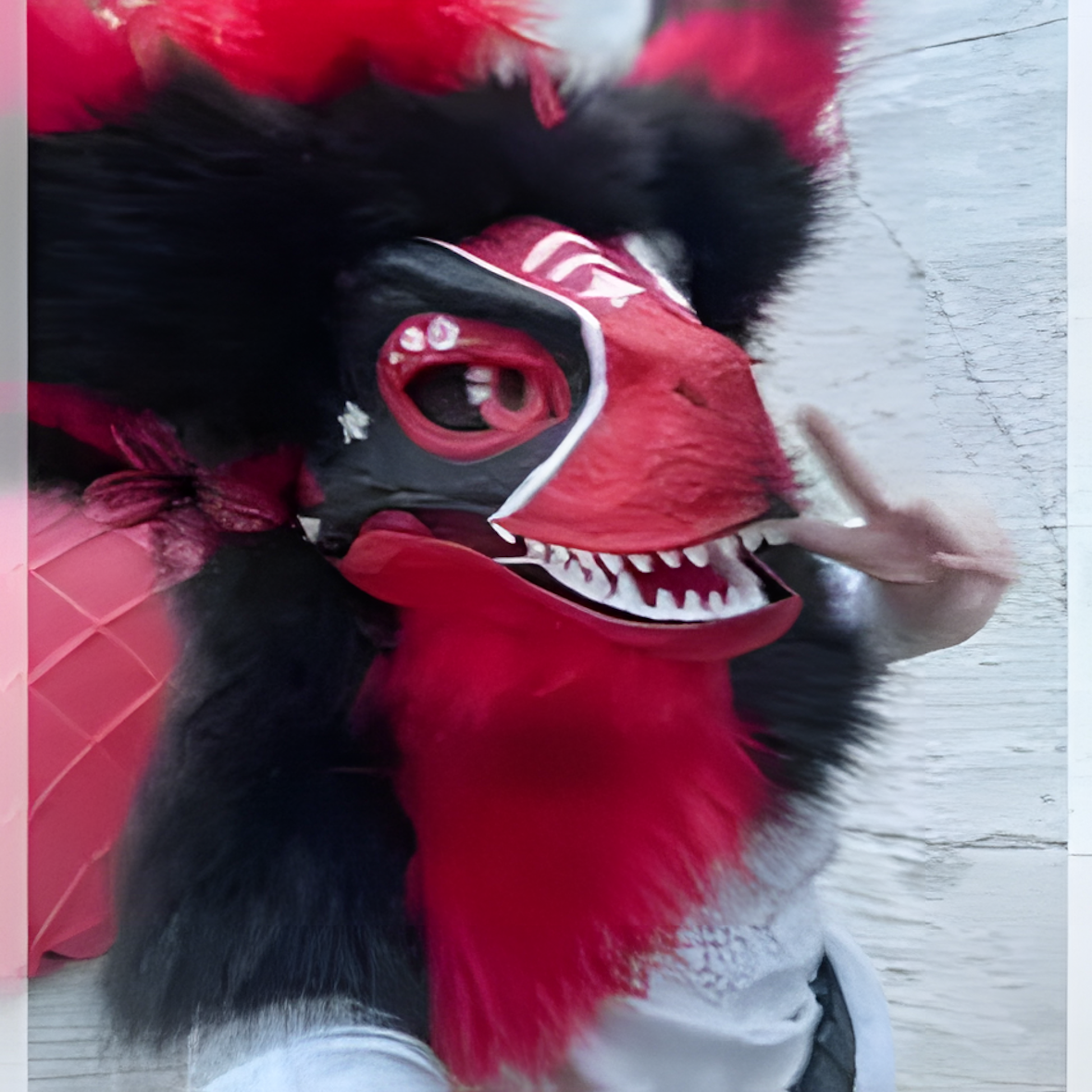 Fursuit raptor mask (29)