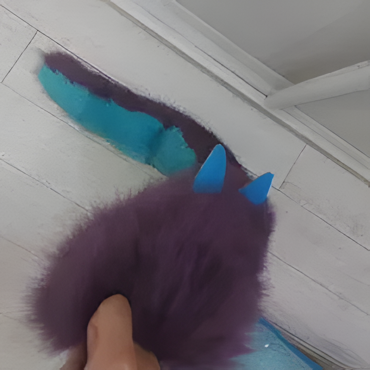 Fursuit raptor mask (4)
