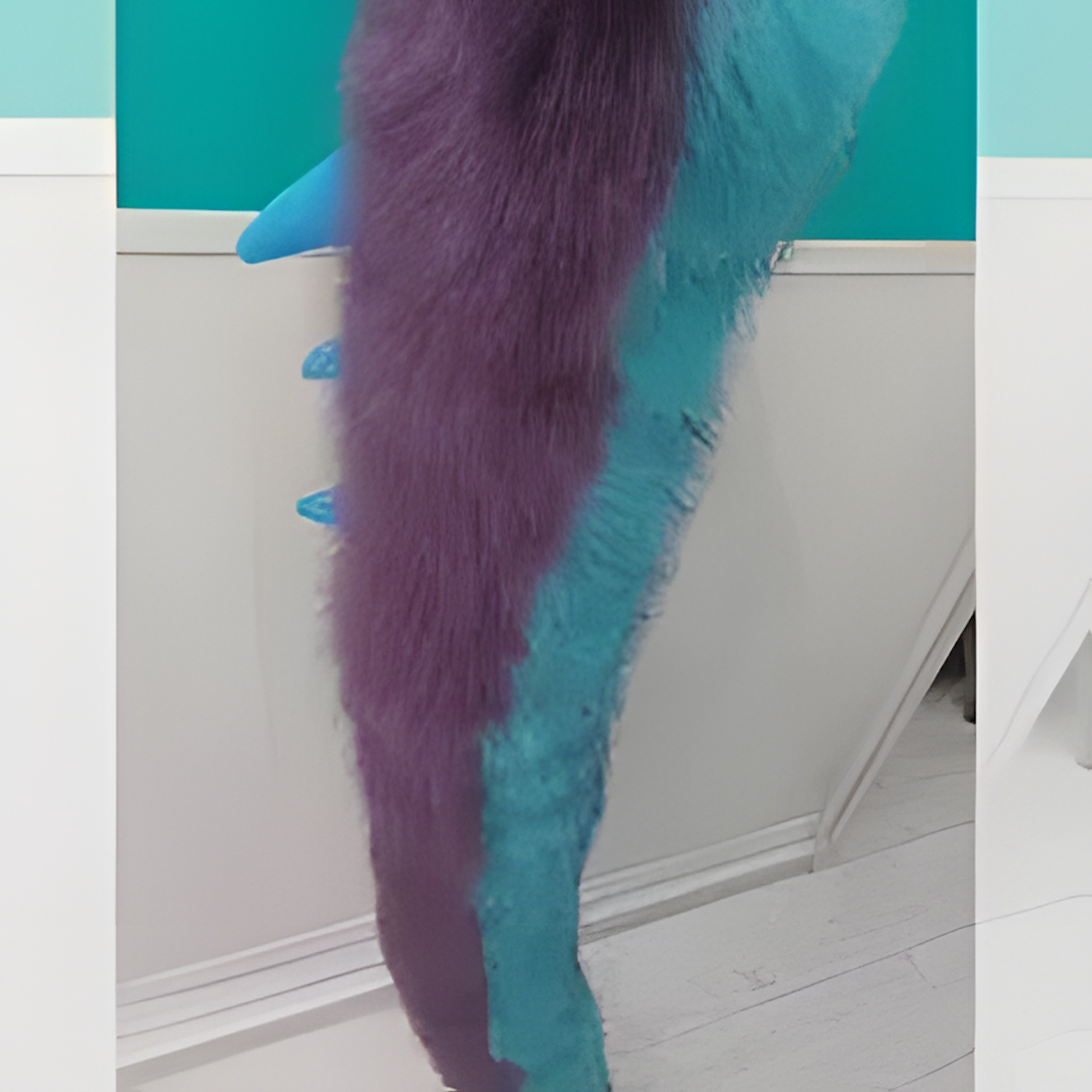 Fursuit raptor mask (4)