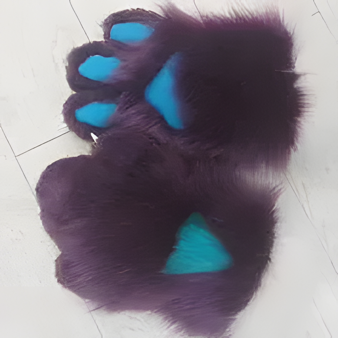 Fursuit raptor mask (4)