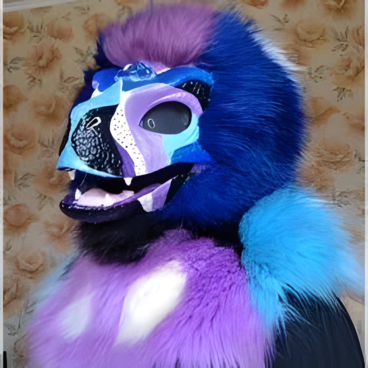 Fursuit raptor mask (8)
