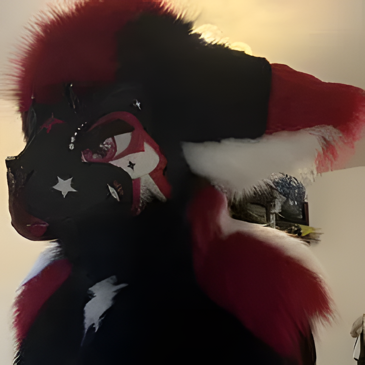 Fursuit raptor mask (9)