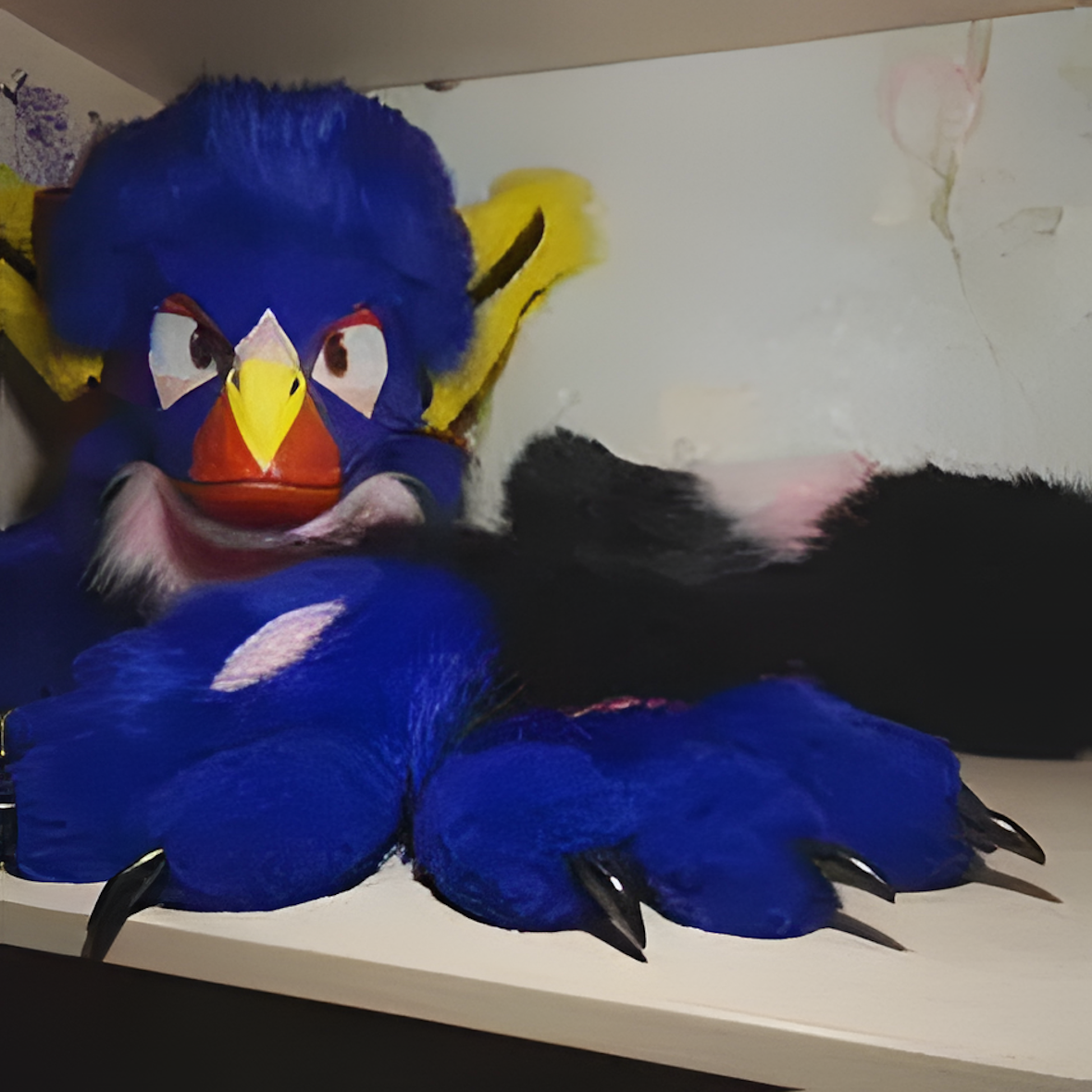 Fursuit raptor partial