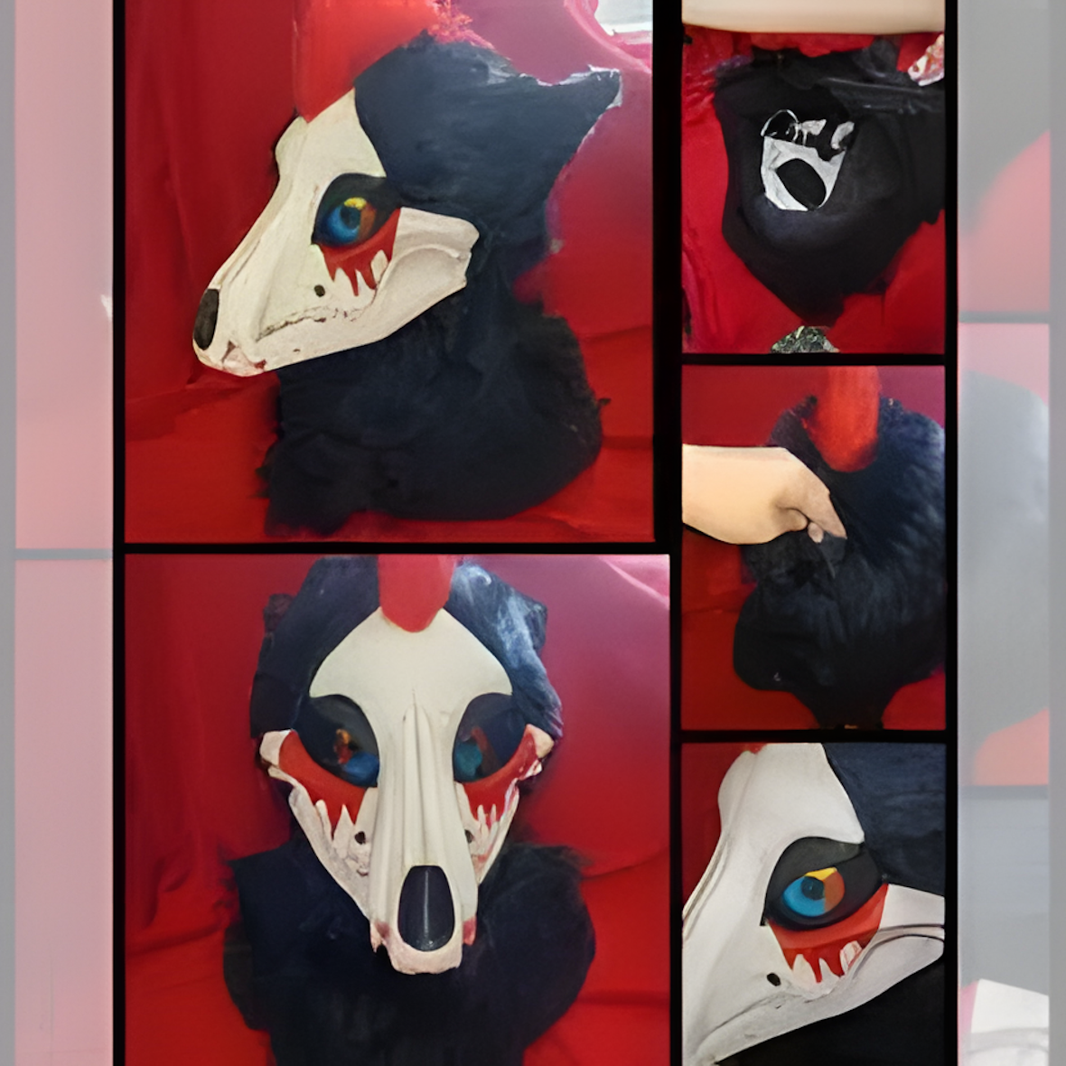 Fursuit rock dog with license