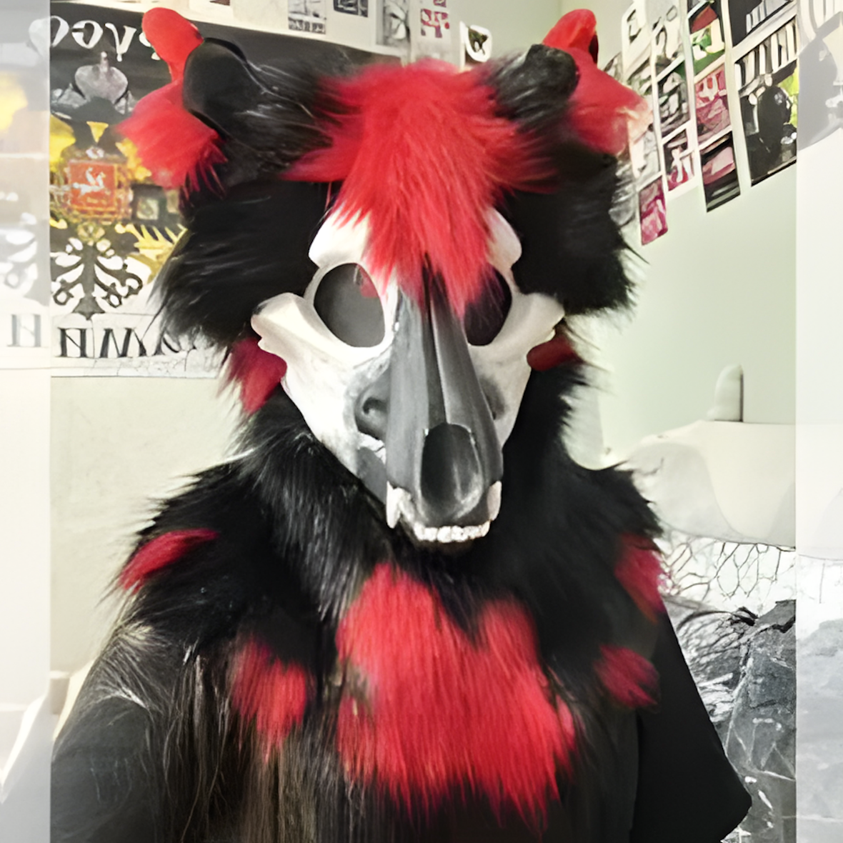 Fursuit Skull Dog Exchange
