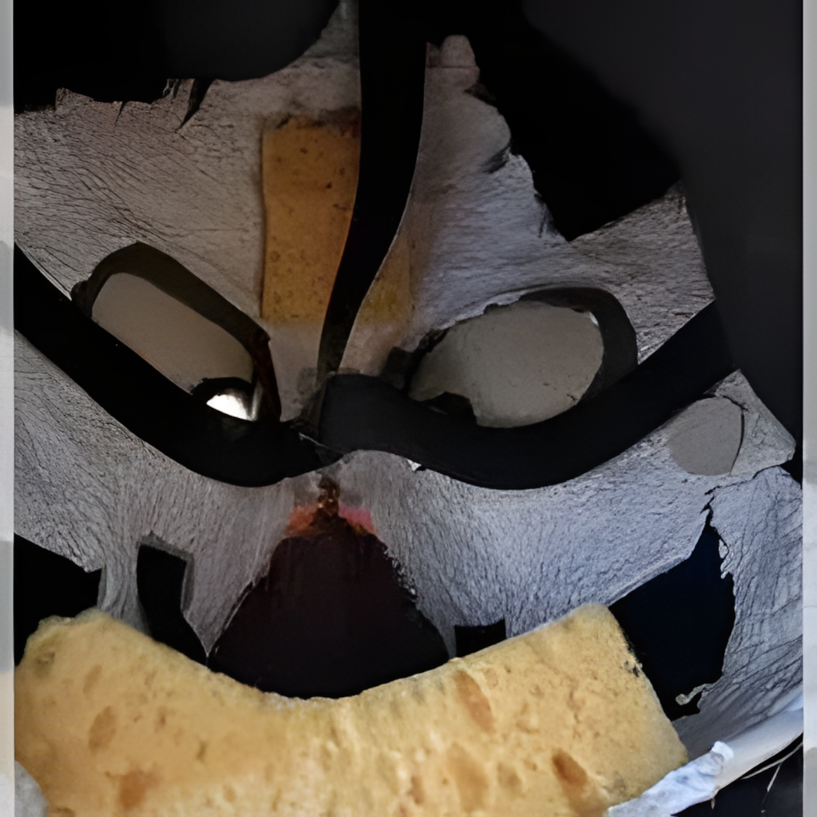 Fursuit wolf mask