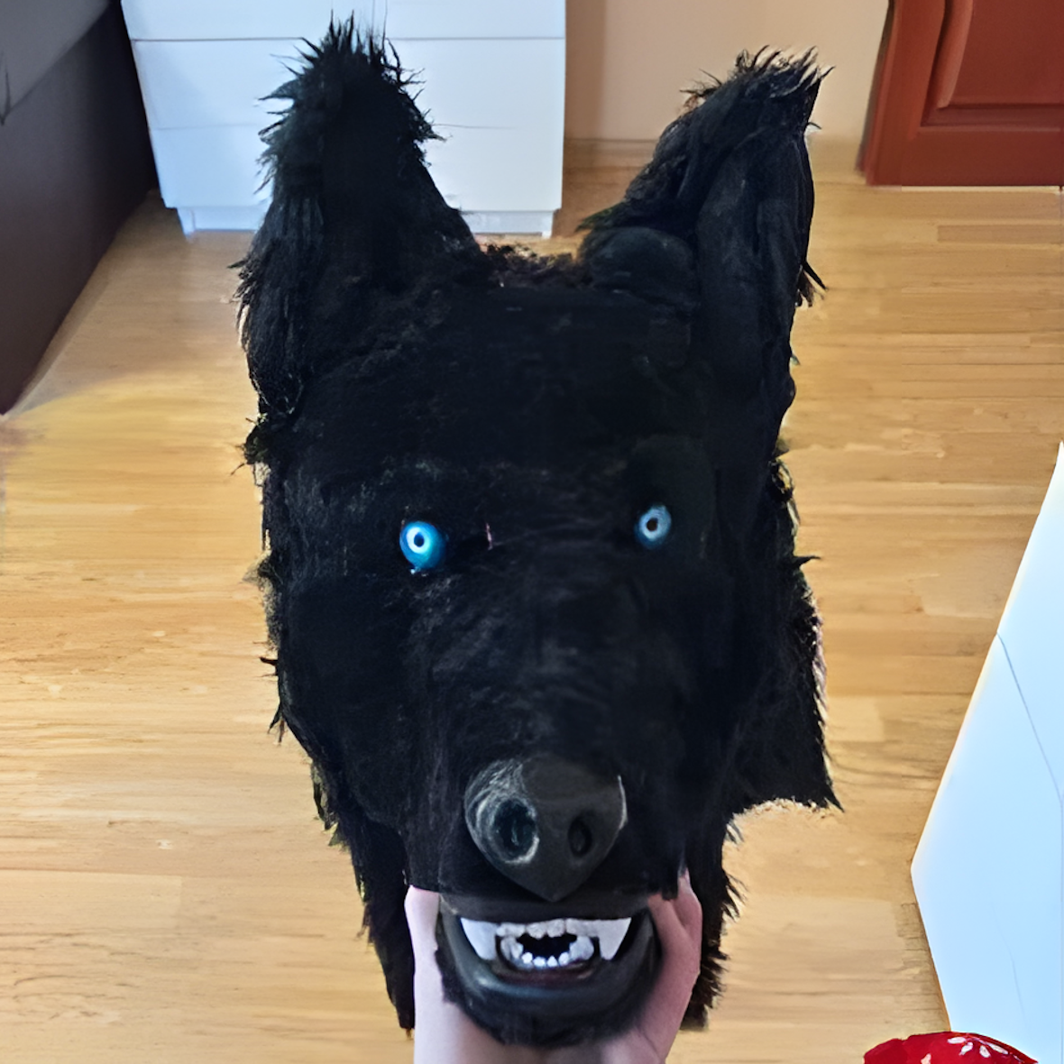 Fursuit wolf mask