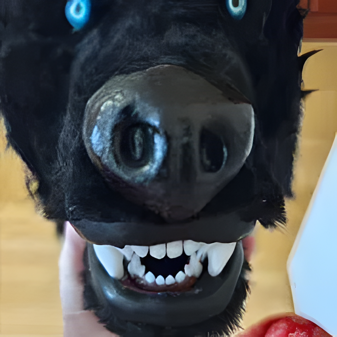 Fursuit wolf mask