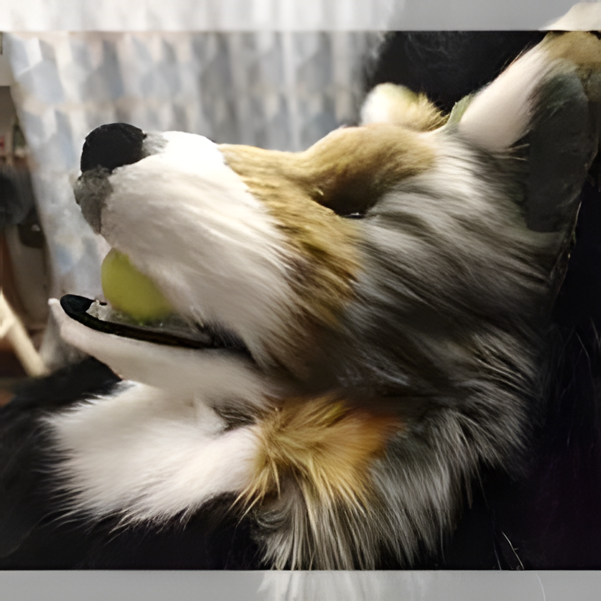 Fursuit wolf semi-realistic