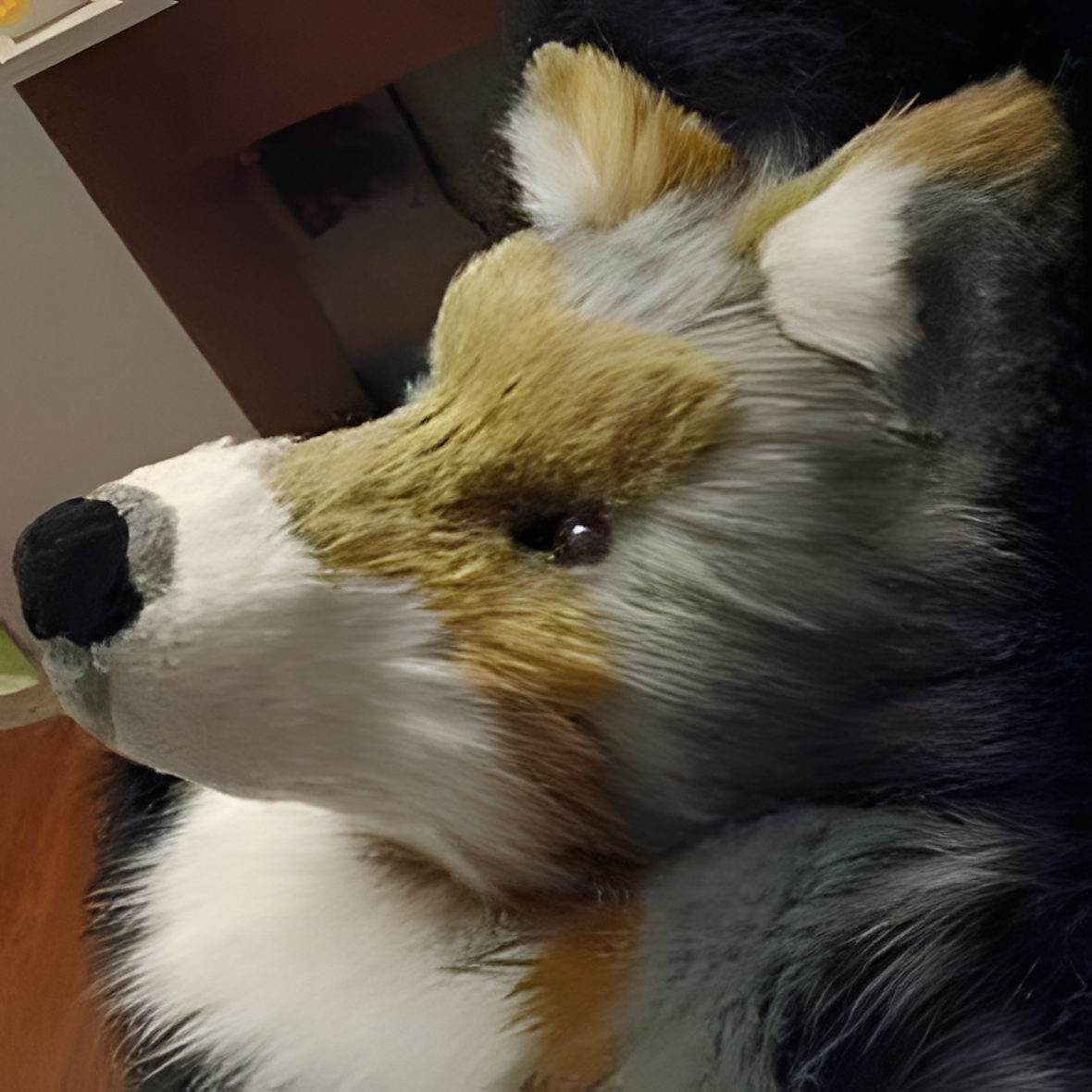 Fursuit wolf semi-realistic