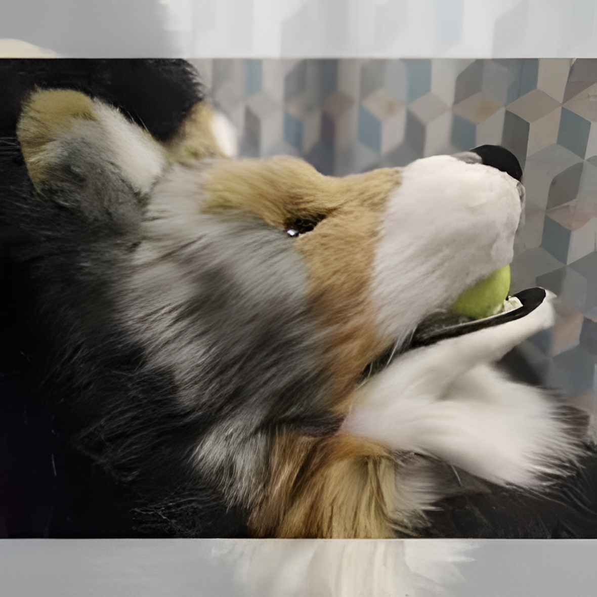 Fursuit wolf semi-realistic