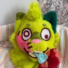Fursuit zombie cat mini partial