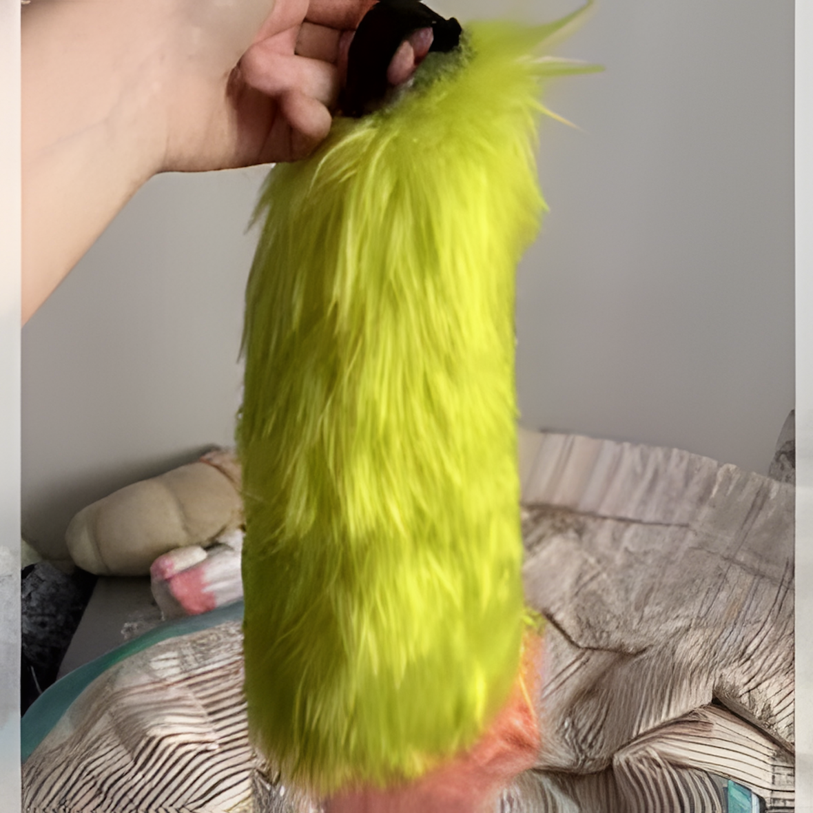 Fursuit zombie cat mini partial
