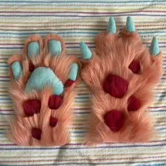 Fursuit zombie cat mini partial