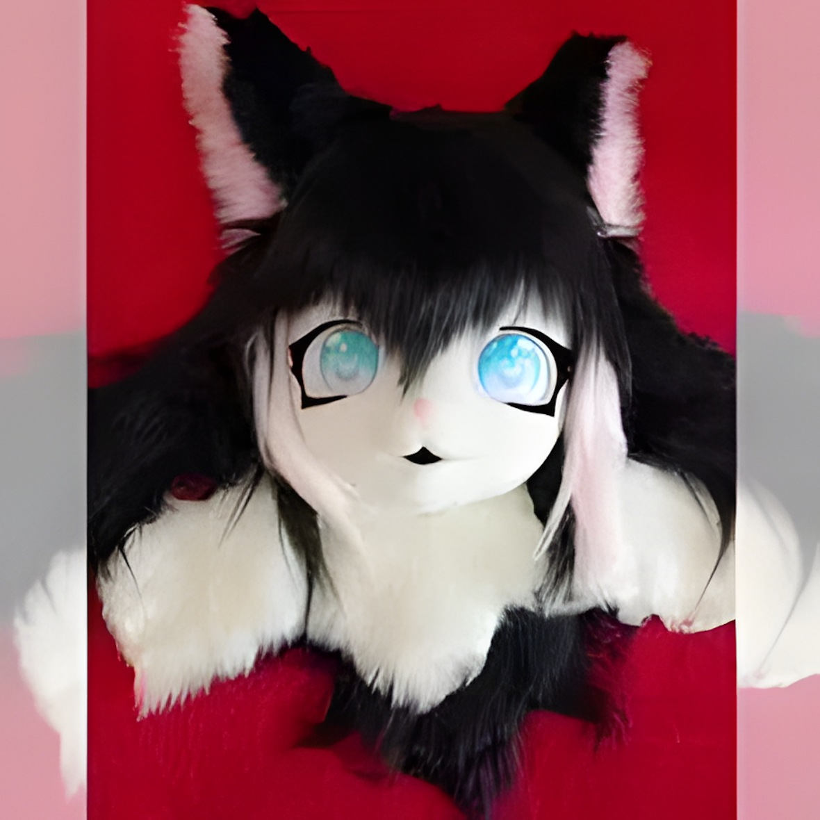 New fursuit kitty mask