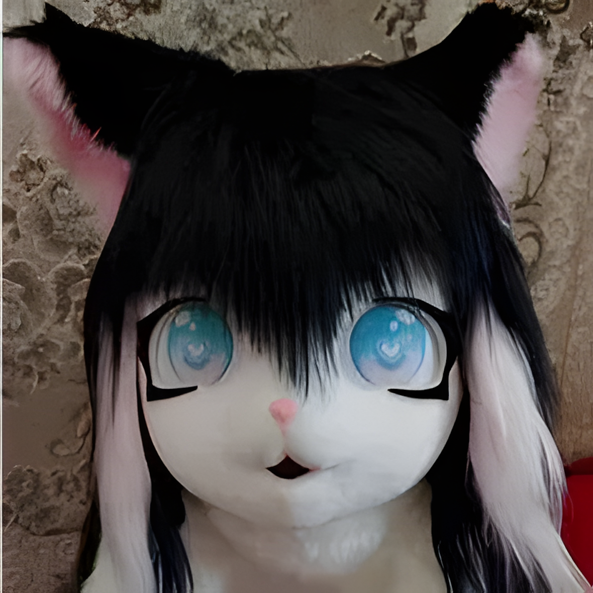 New fursuit kitty mask