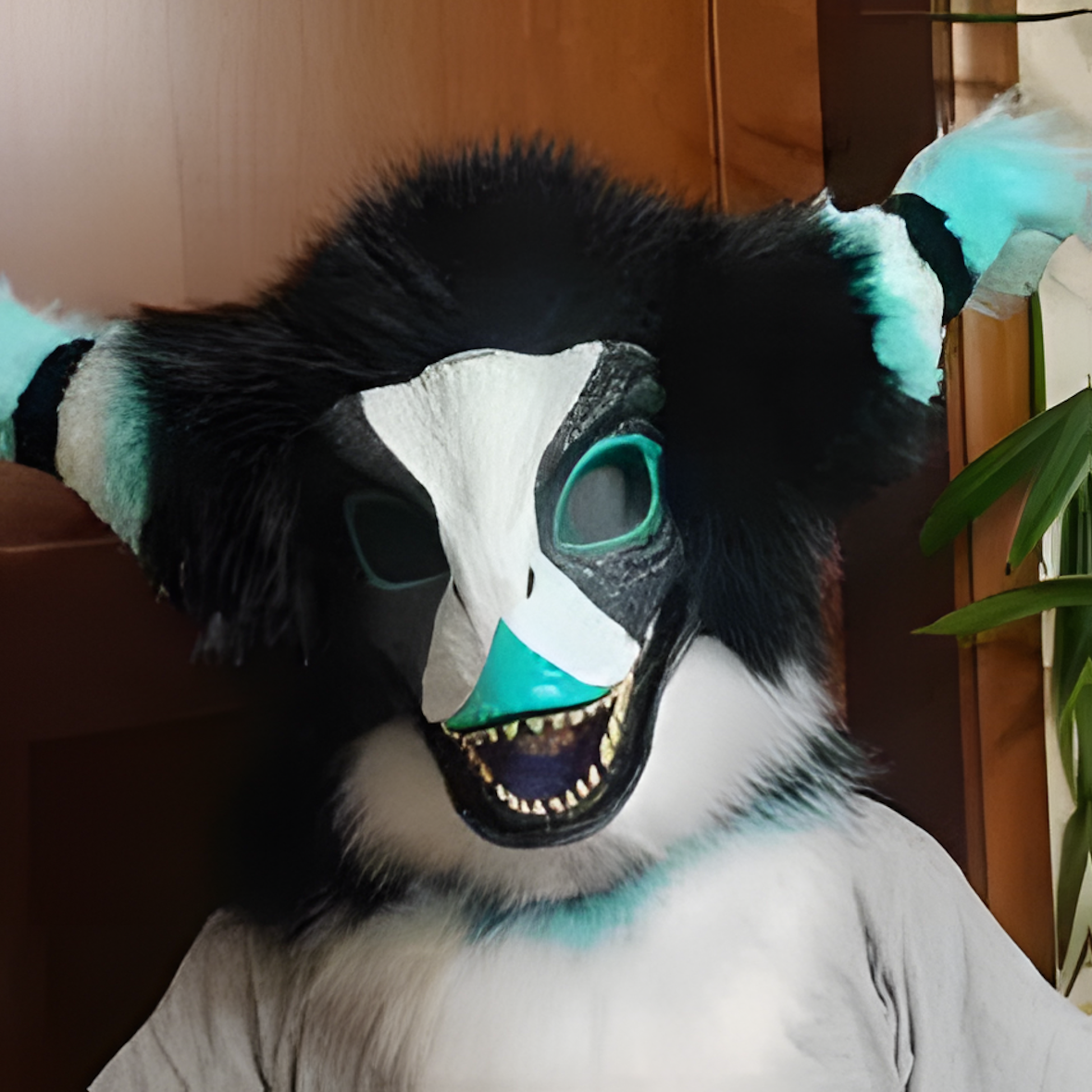 Original Raptor Fursuit Mask