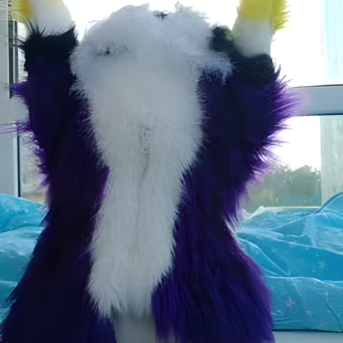 Raptor fursuit (2)