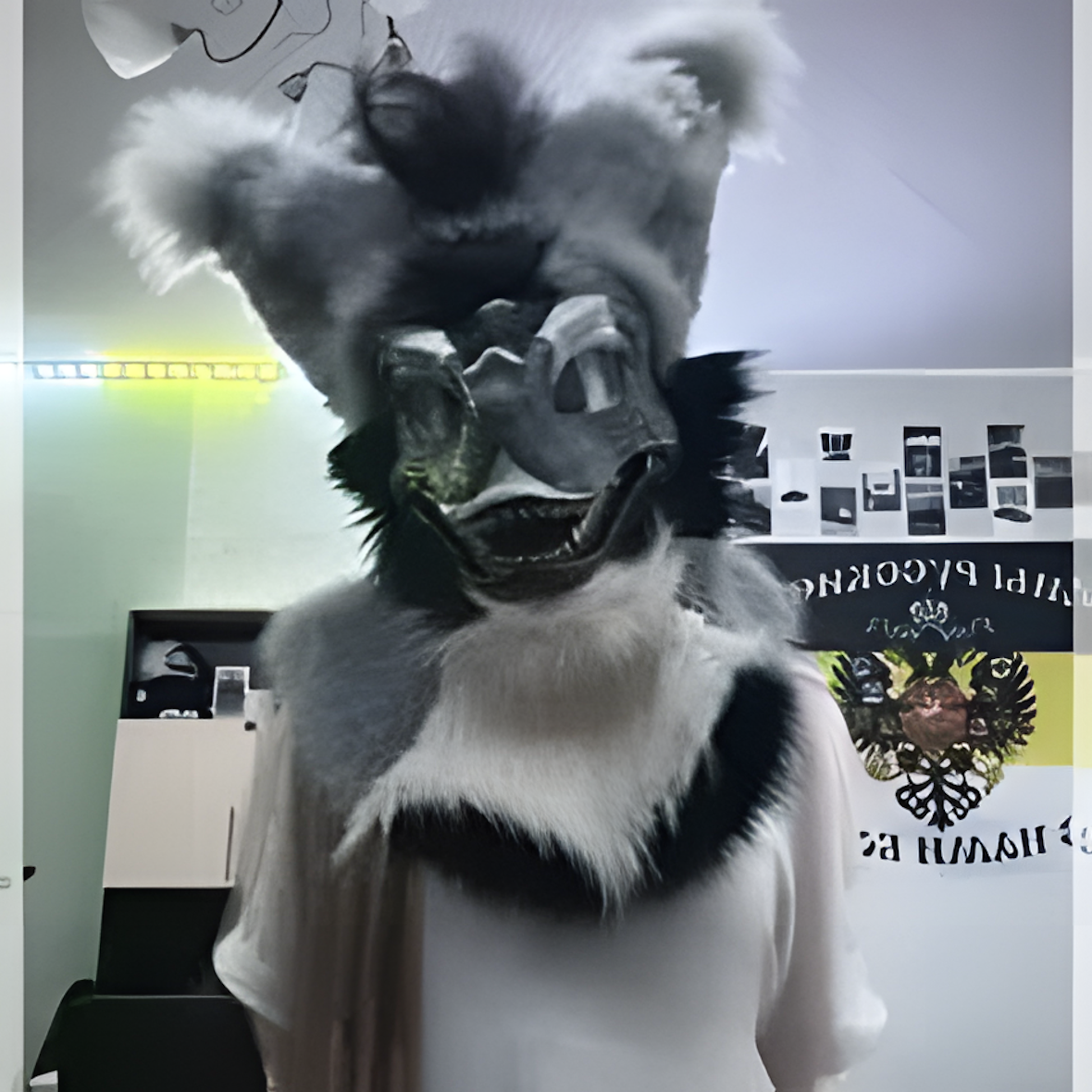 Raptor fursuit (3)