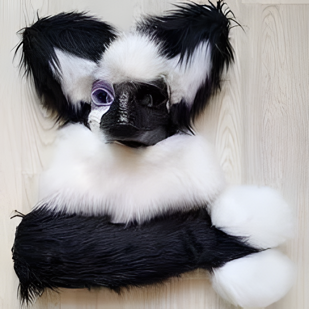 Raptor mask furry fursuit