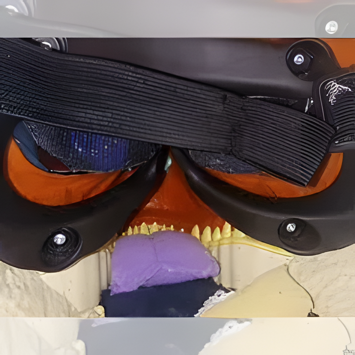 Raptor mask furry fursuit
