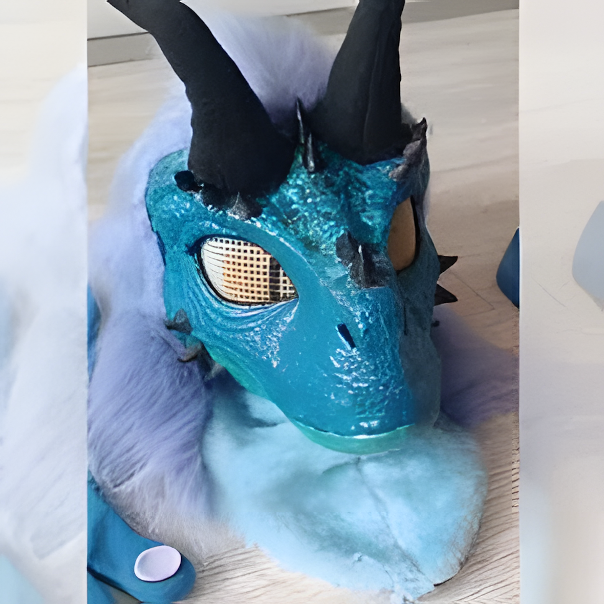 Raptor mask furry fursuit (2)