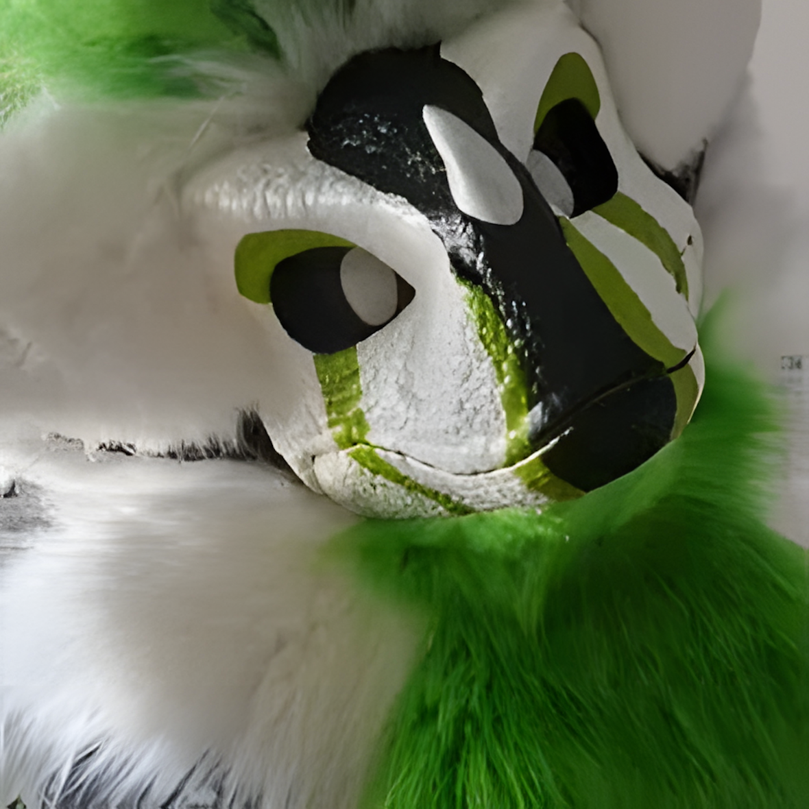 Raptor mask fursuit orig