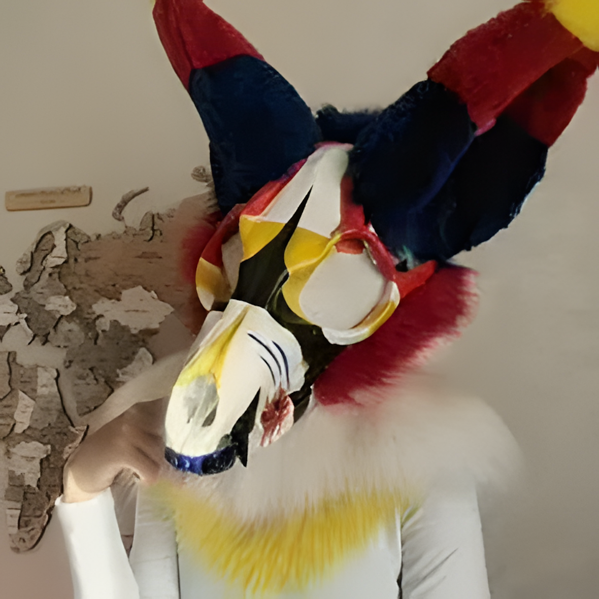 Raptor mask fursuit Skull Dog