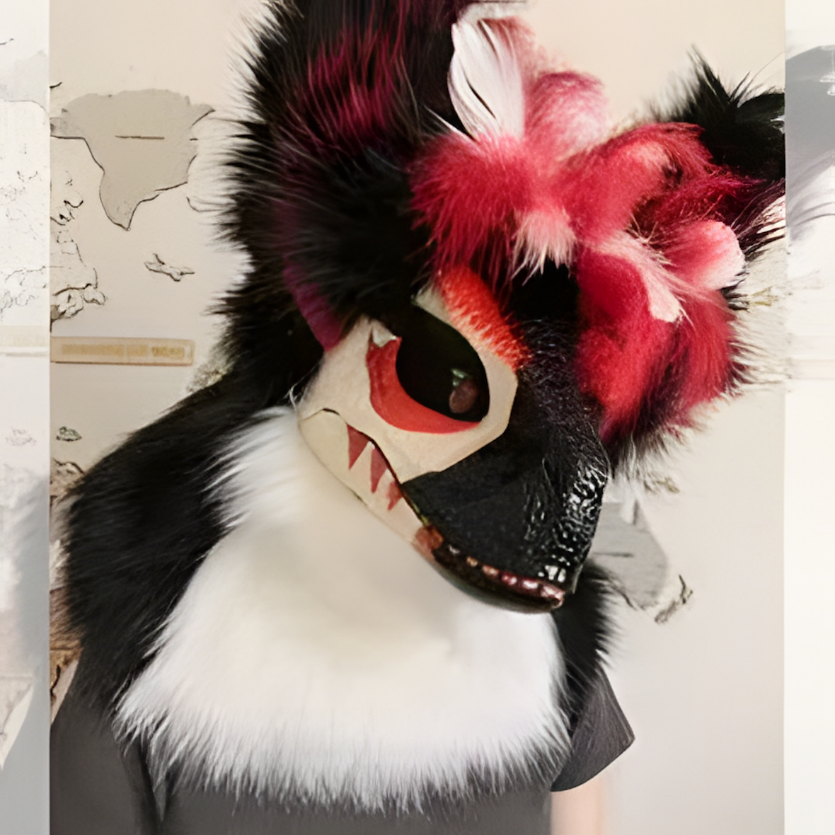 Raptor mask fursuit Skull Dog