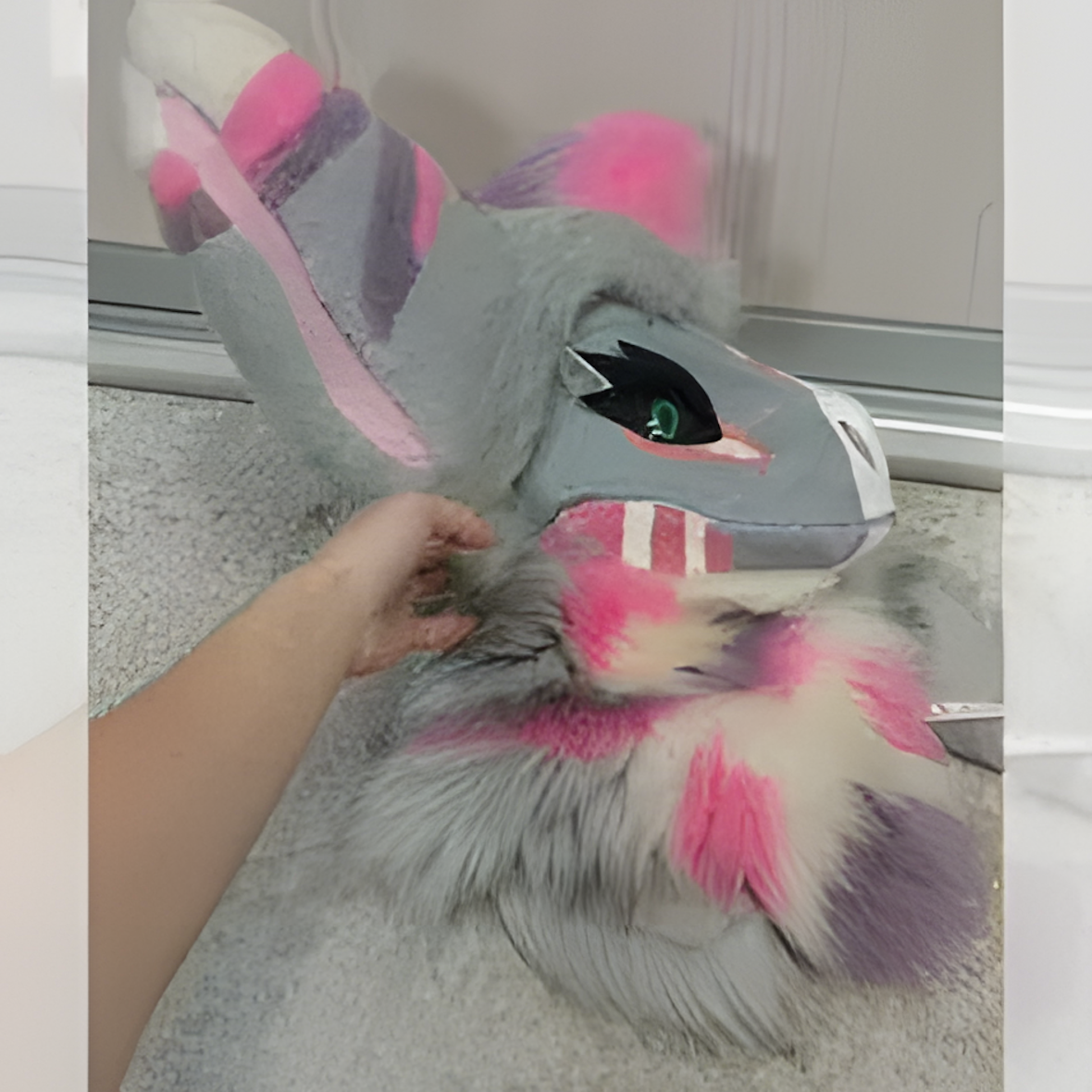Raptor mask, furries, fursuit, furries