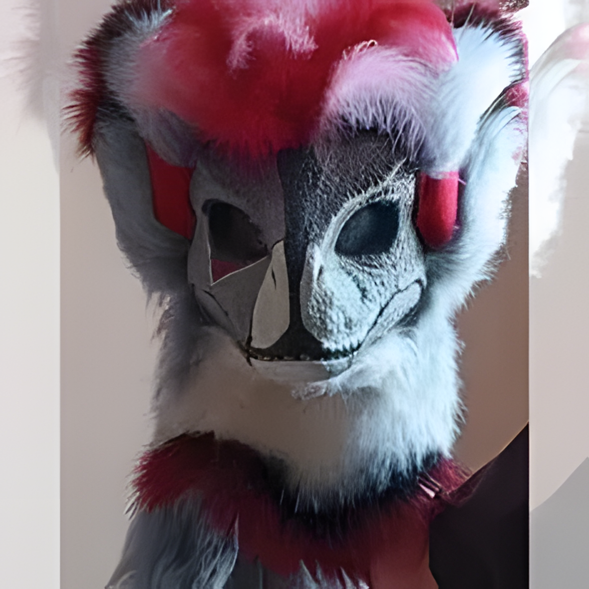 Raptor mask_fursuit