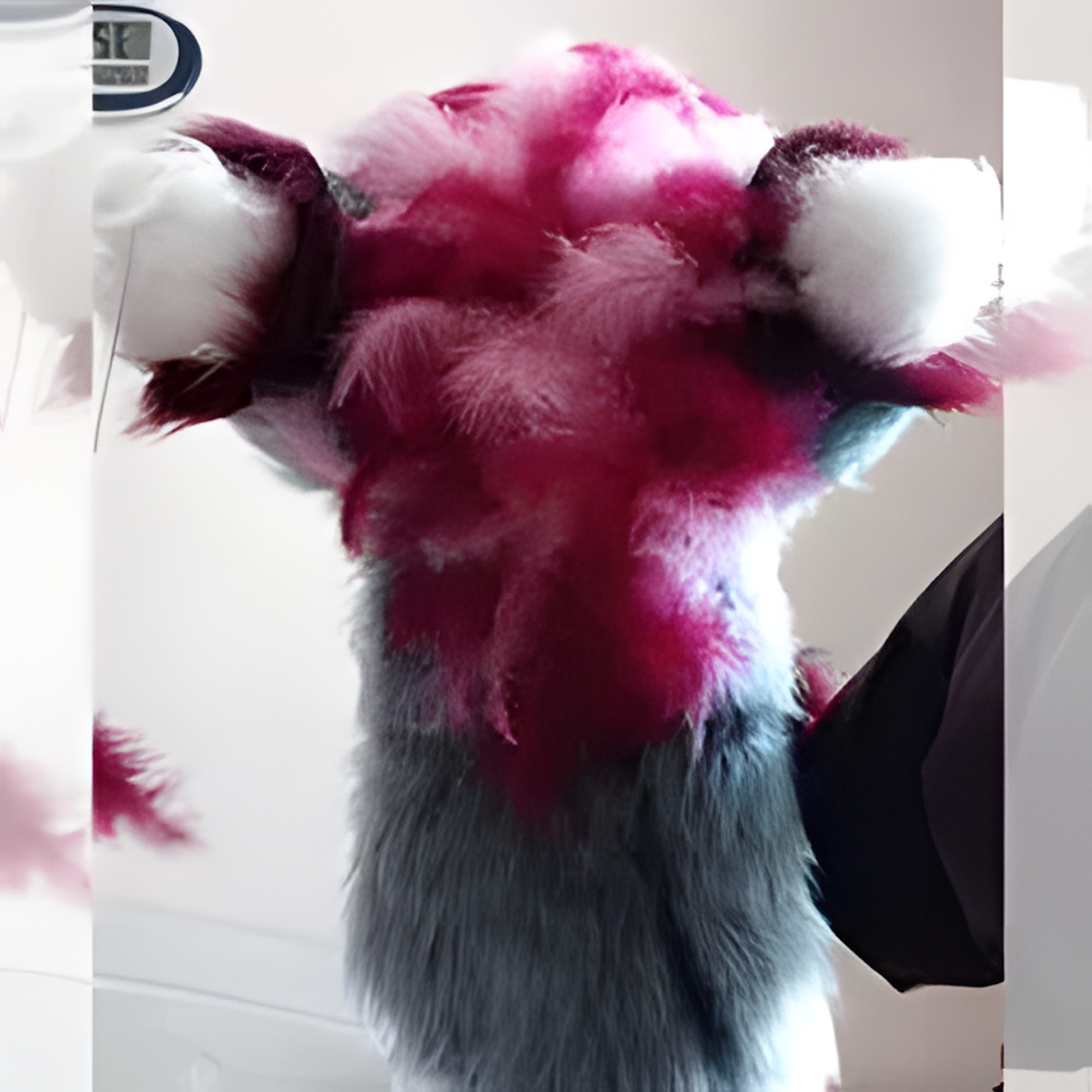 Raptor mask_fursuit