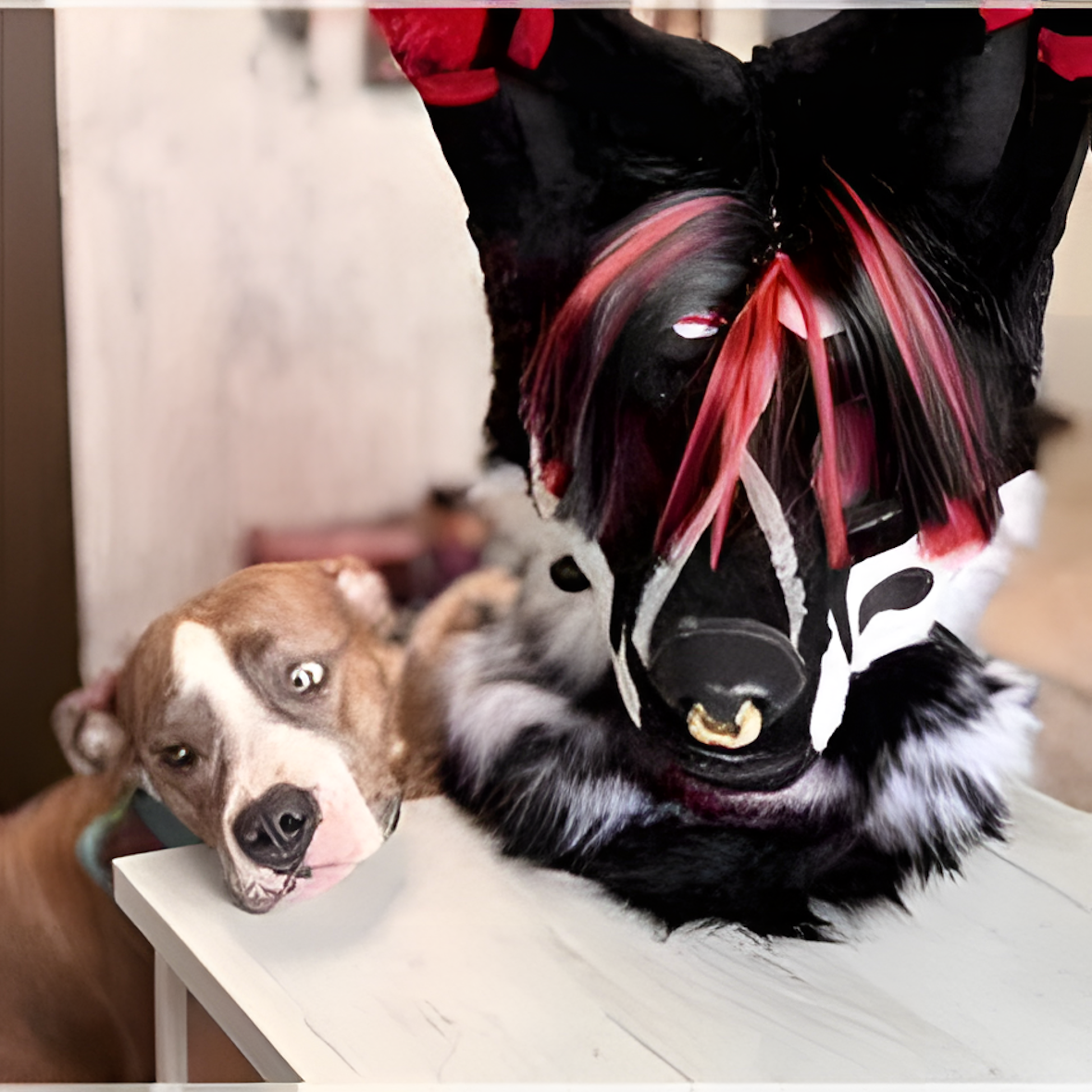 Furhead wolf fursuit