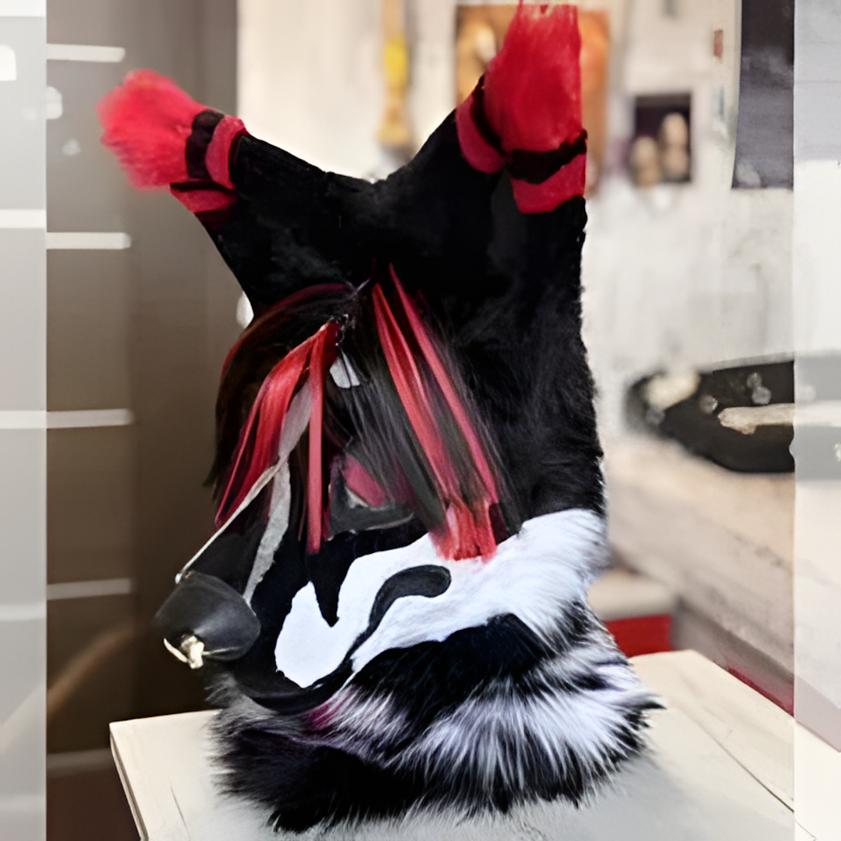 Furhead wolf fursuit