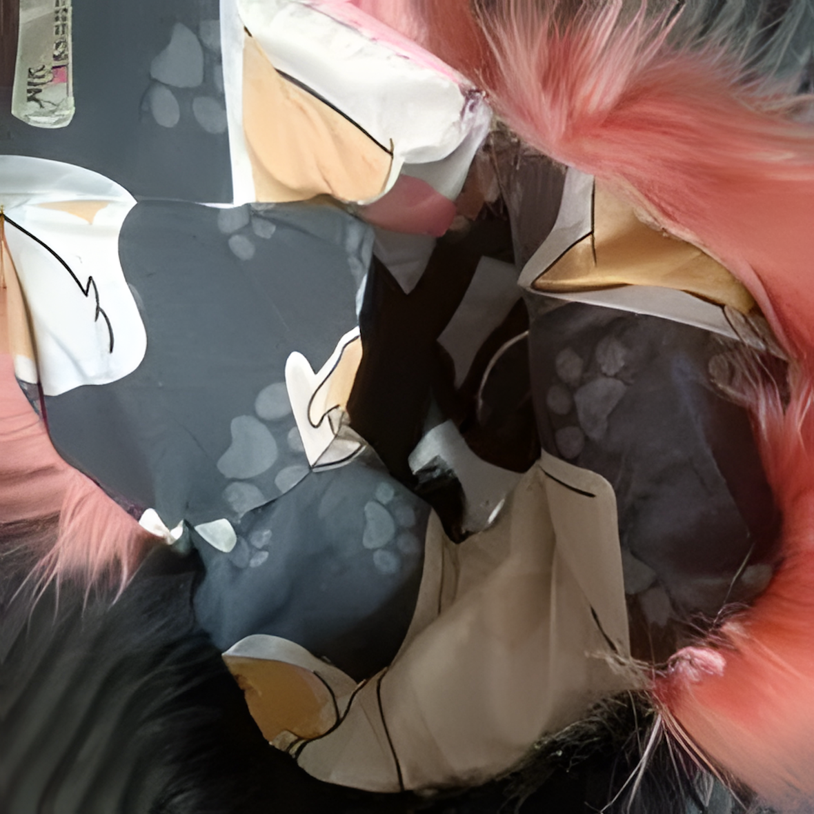 Skull chum fursuit mask