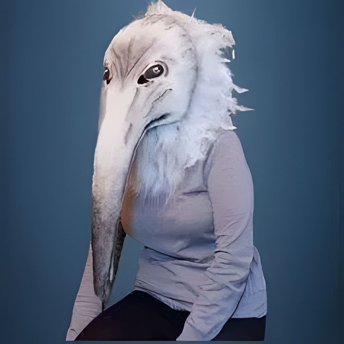 Snow bird mask for cosplay, Lofaminus - meme 2