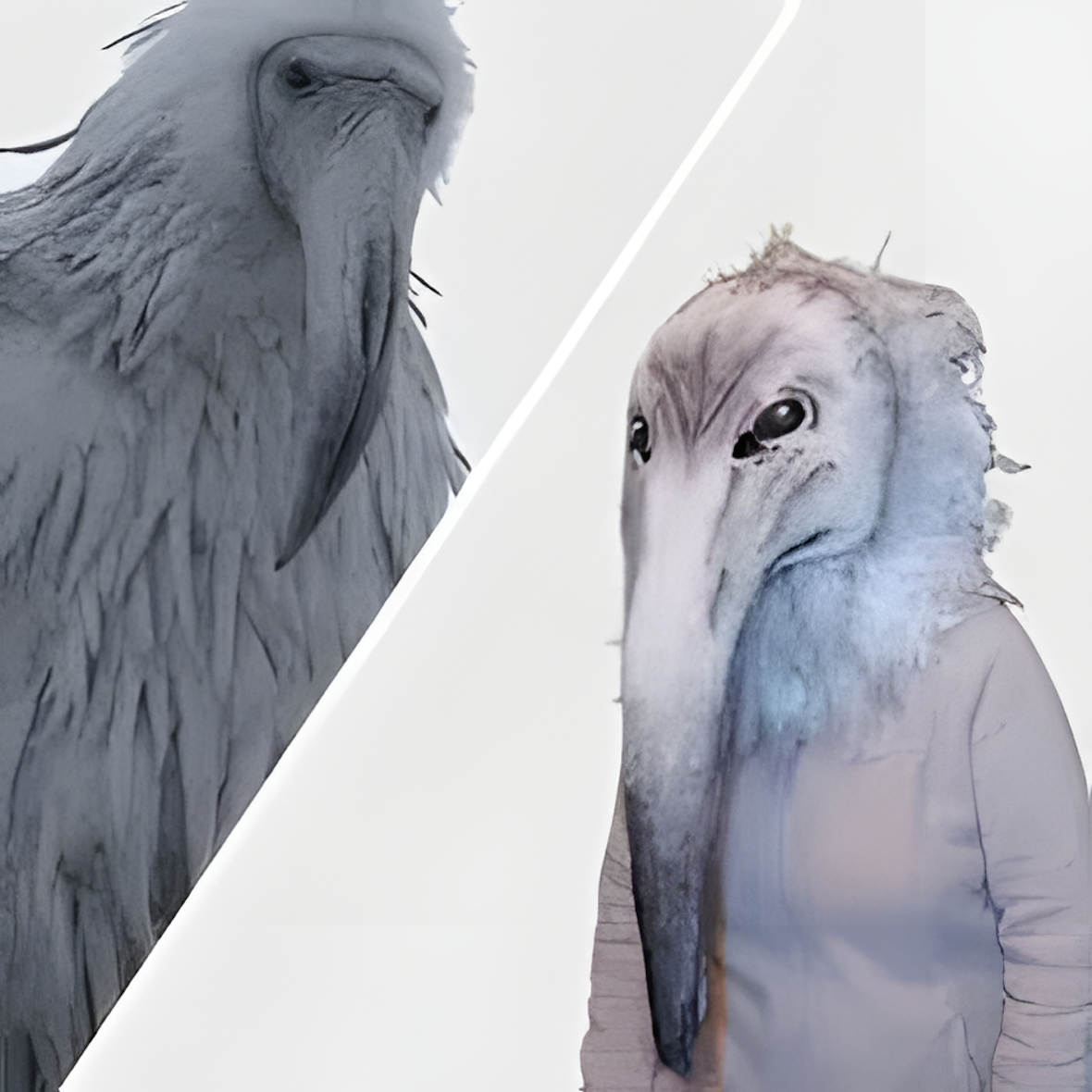 Snow bird mask for cosplay, Lofaminus - meme 2