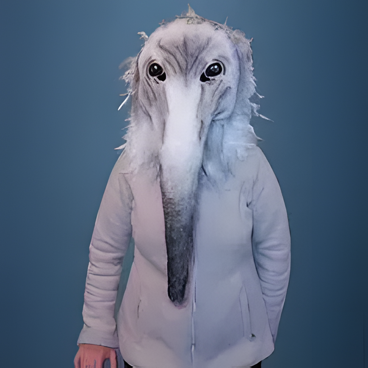 Snow bird mask for cosplay, Lofaminus - meme 2