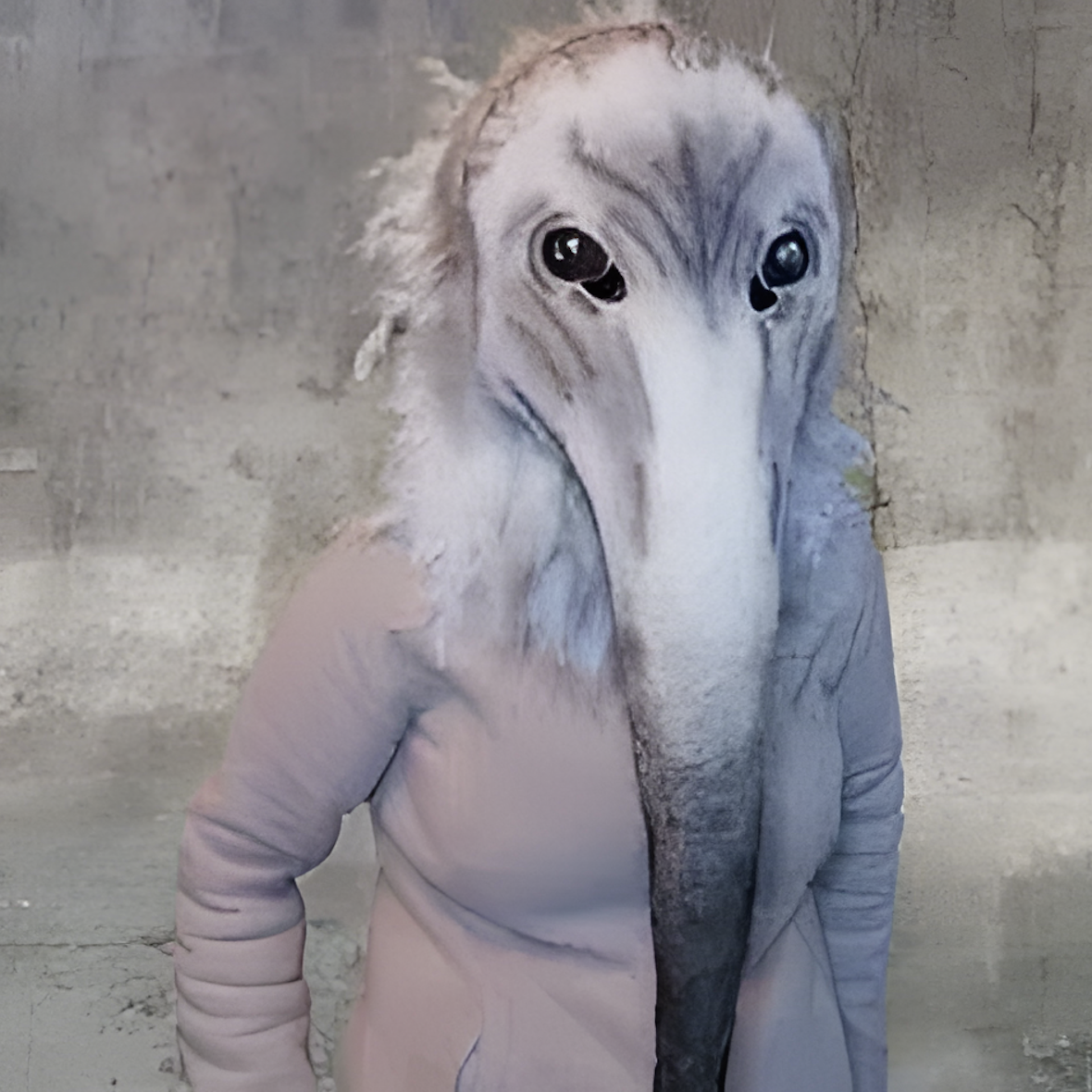 Snow bird mask for cosplay, Lofaminus - meme 2