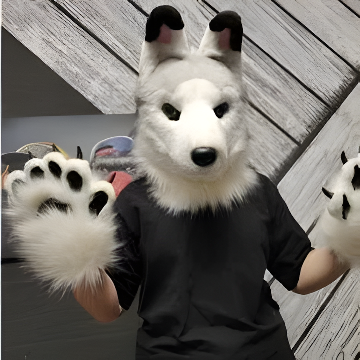 Wolf fursuit
