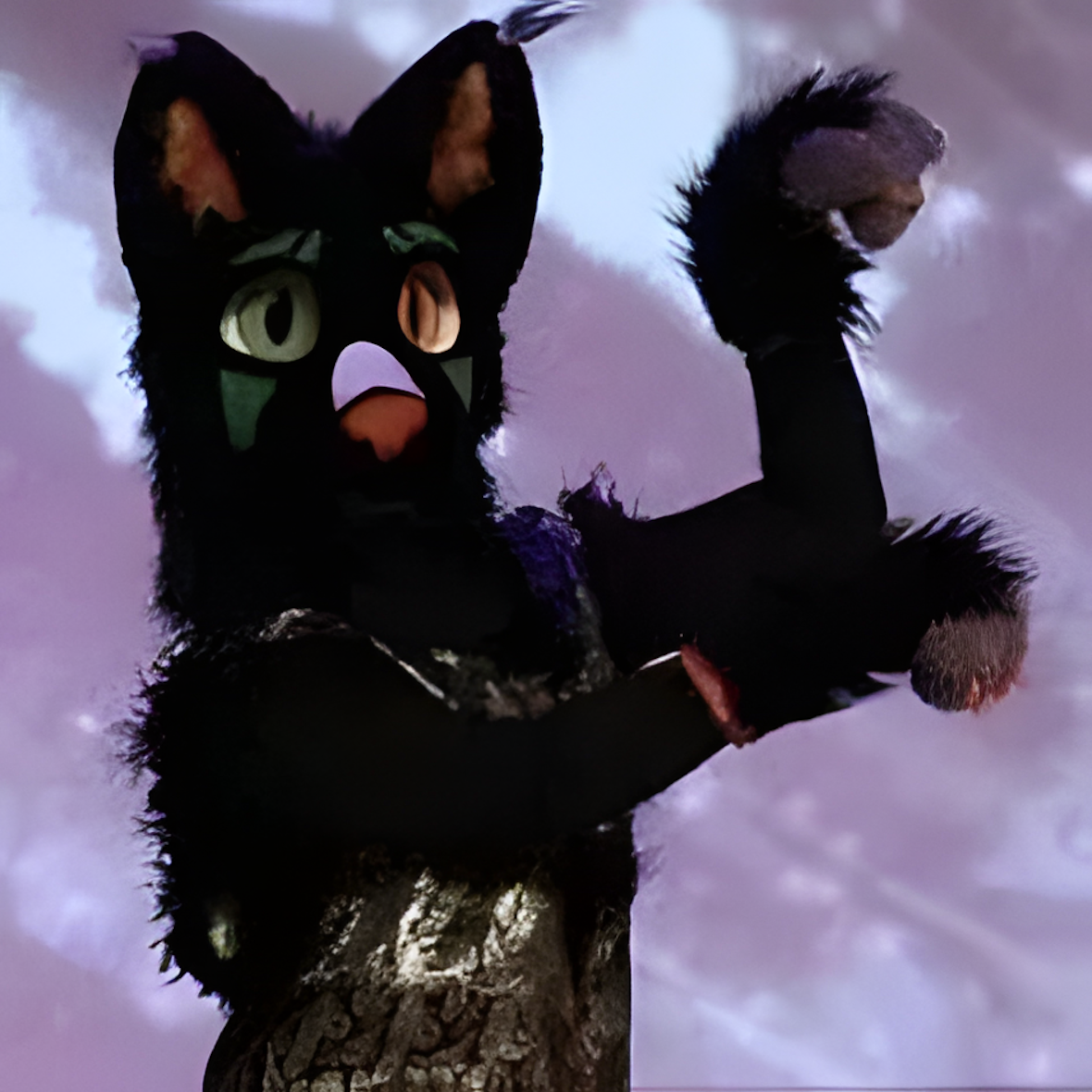 Furry fur suit