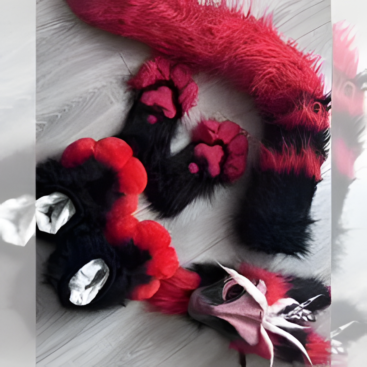 Furry fursuit suit