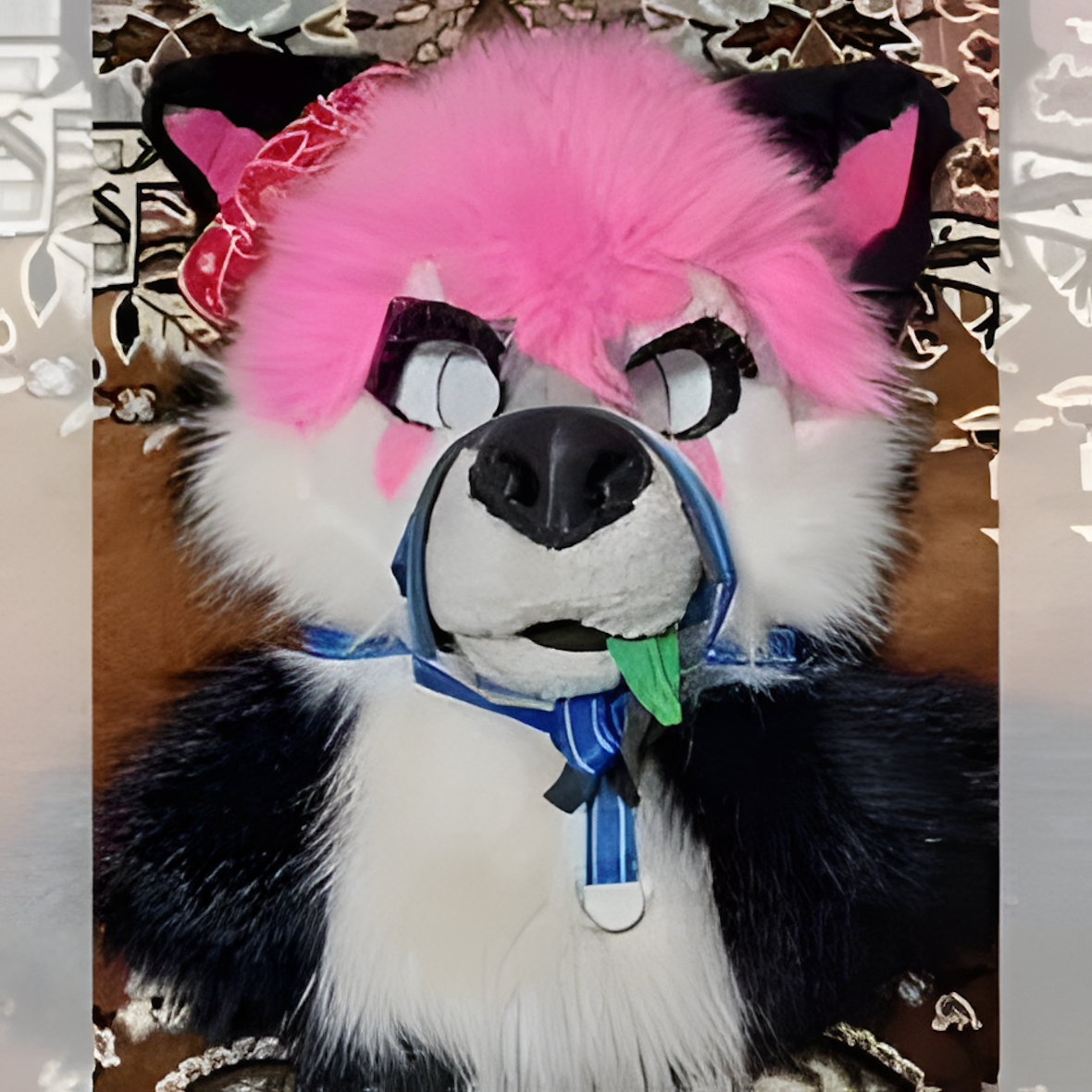 Furry wolf fursuit
