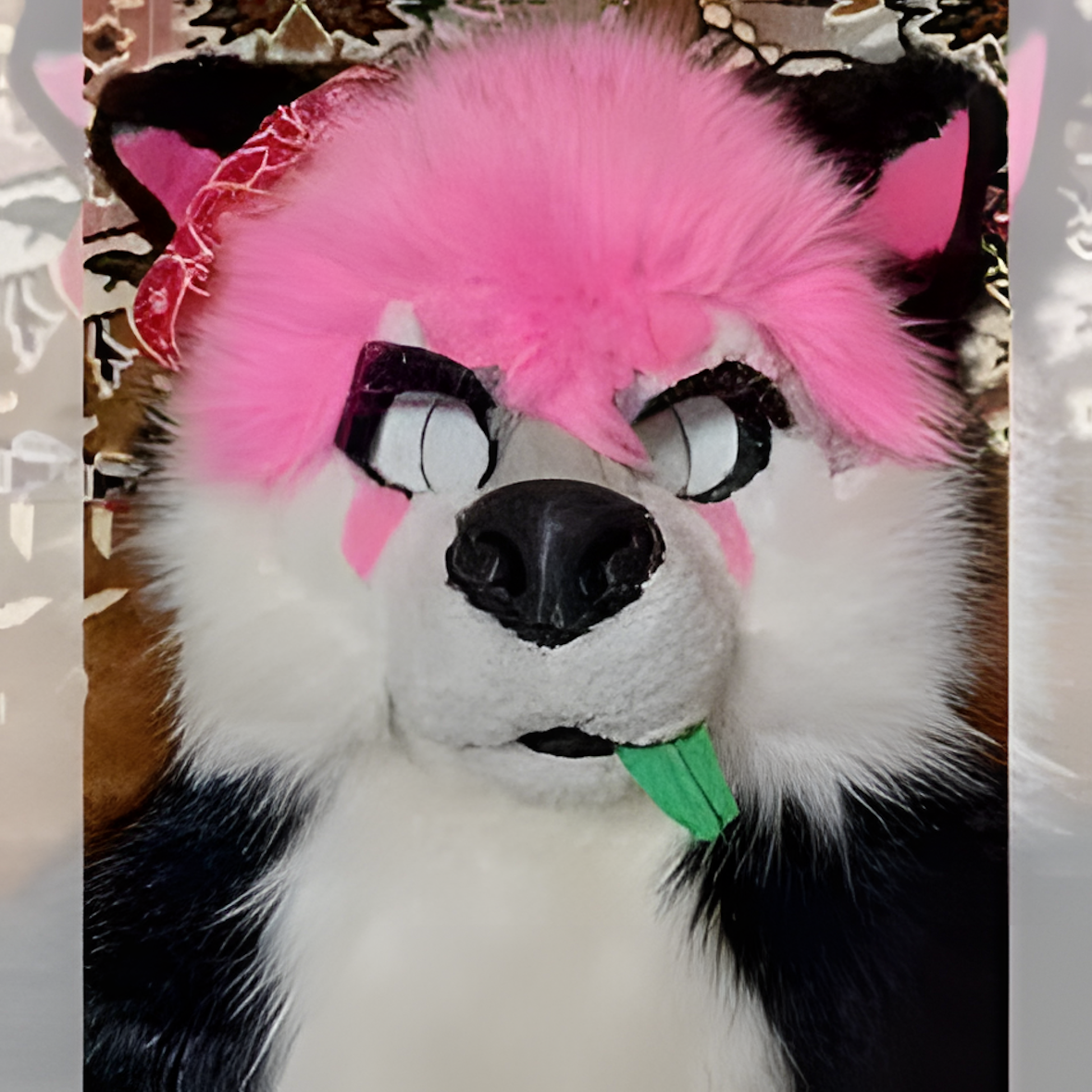 Furry wolf fursuit